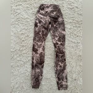 Lululemon camo/stone print align leggings
